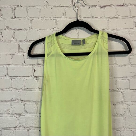Athleta Green Stripe Kettlebella Athletic Tank Top size small - Picture 2 of 8